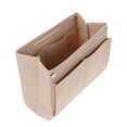 thumbnail image 1 of Phenofice 1Set Diaper Bag Insert Felt Beige Snap Button Closure for Women Travel Daily, 1 of 8