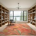 thumbnail image 2 of ODIKA 9'x12' Coral Blossom Elegance with Timeless Charm Washable Area Rug Floral Symphony in Soft Pastels, Ideal for Modern Non-Slip, Chair-Friendly for Dining Room, Basement, Large Office, 2 of 7