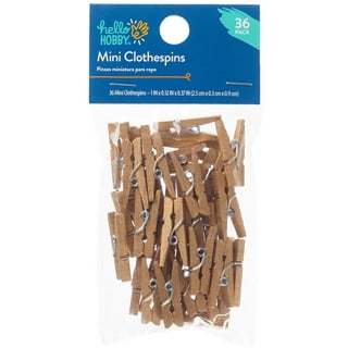 Comatec Mini Clothes Pin 1.3 inch 200 Pack, Size: 1.3, Beige