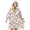 Fireman and Puppy White Pattern, variant on Fireman and Helicopter Blue Pattern Oversized Sherpa Fleece Wearable Blanket Hoodie, Double-Sided Warm Fuzzy Pullover with Super Pockets for Women & Men