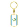 thumbnail image 4 of Guatemala Keychain Dog Tag Stainless Steel or 18k Gold, 4 of 16