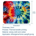 thumbnail image 5 of Tie-Dye Mouse Pad for Laptop Wireless Mouse Home Office Travel, Portable & Washable, 5 of 7