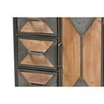 thumbnail image 5 of Baxton Studio Laurel Rustic Industrial Antique Grey Finished Metal and Whitewashed Oak Brown Finished Wood 3-Drawer Accent Storage Cabinet, 5 of 6