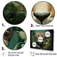 thumbnail image 3 of Designart "Elated Panthera In Rainforest" Animals Leopard Wall Art Prints, 3 of 7