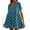 Blue, variant on Kmdttou Womens Short Sleeve Sweater Dresses Women's Solid Color Summer Short Sleeved Dress