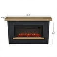 thumbnail image 6 of Bowery Hill Contemporary 67" Landscape Electric Fireplace in Charcoal, 6 of 9