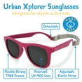 thumbnail image 3 of Jan & Jul Toddler Girls Sunglasses with Strap, Polarized, Non-Toxic (Orchid, S: 6 Months-2 Years), 3 of 7