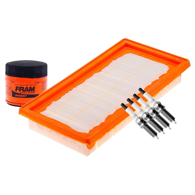 Kit De Bujías Iridio, Filtro De Aire Y Filtro De Aceite 6 PIEZAS Afinación Sin Aceite Compatible con Versa 2012 A 2019 Nissan L4 1.6L