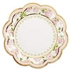 Kate Aspen 7 in. Paper Plates-Pink (Set of 16) Tea Time Whimsy, One Size, Multi