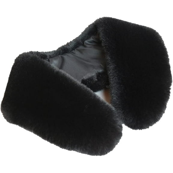 Camicover  Fashion Faux Rabbit Fur Collar Shawl Wrap Stole Fake Collar Coat Accessory