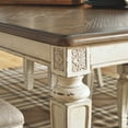 thumbnail image 3 of Signature Design by Ashley Realyn 96" Extendable Dining Table in Chipped White, 3 of 9