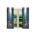 thumbnail image 2 of MKHERT Sword In The Stone Window Curtains Kitchen Curtain Room Bedroom Drapes Curtains 26x39 inch, 2 Piece, 2 of 3