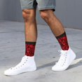 thumbnail image 6 of Rose Petals Funny Socks For Men & Women-Gifts For Golfing,Hunting,Camping,Hiking,Skiing,Reading,Sports and more, 6 of 7