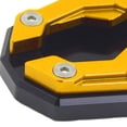 thumbnail image 3 of Placa de soporte para motocicleta, duradera, compatible con Nmax155 20-2021, motocicleta dorada dorado Zulema Soporte de placa de pie de pie, 3 of 3