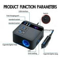 thumbnail image 5 of Car Inverter Car Power Inverter Converter 150W Peak DC12V/24V To AC LED Display Sockets Inverter Adaptor Fast Charging ,Easy to Use, 5 of 5