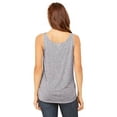 thumbnail image 2 of The Bella + Canvas Ladies Flowy Side Slit Tank Top - ATHLETIC HEATHER - L, 2 of 2