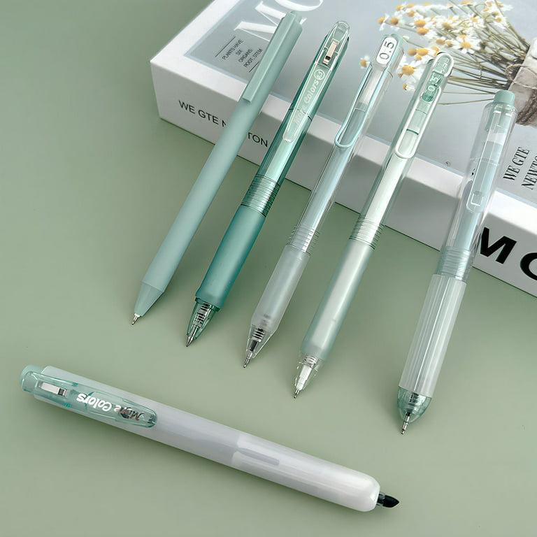 Wrapables Colorful Vibrant Retractable Ballpoint Pens for Home