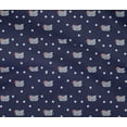 thumbnail image 4 of oneOone Cotton Flex Fabric Dot & Cat Face Animal Printed Craft Fabric BTY 40 Inch Wide, 4 of 4