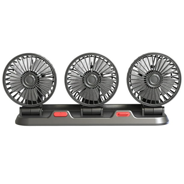 Dvkptbk Car Fan,12V/24V Rotatable Powerful Quiet Ventilation Electric with  Strong Wind Silent with Adjust-able &Cigare-tte Lighter Plug,Aluminum Alloy  Fan Blade Lightning Deals of Today on Clearance