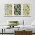 thumbnail image 2 of PixonSign Canvas Print Wall Art Set William Morris Flower Tapestry Posters Nature Wilderness Illustrations Modern Art Decorative Floral Botanical Minimal Calm/Relax/Cozy for Bedroom - 24"x36"x3, 2 of 5
