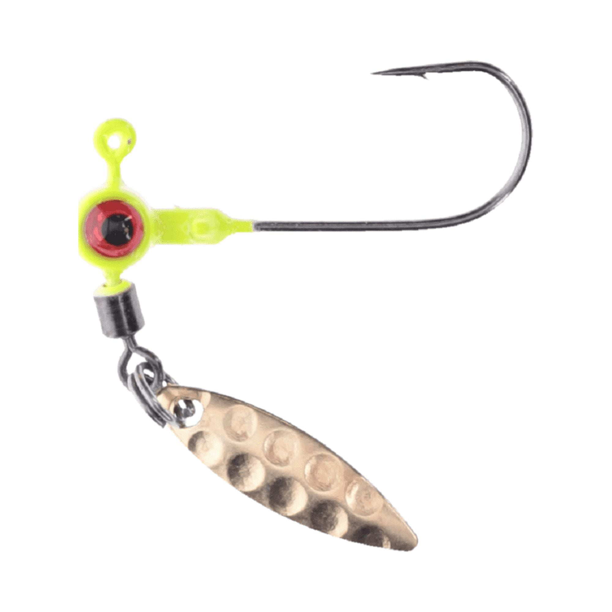Strike King SS Spins - Crappie Heads 1/16 Chartreuse