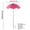 Hot Pink, variant on Yooshoverk Garden Sun Shade Umbrella UV Protection Plant Cover Flower Bed Protector Adjustable Height Portable Canopy Frost Sunburn Shield