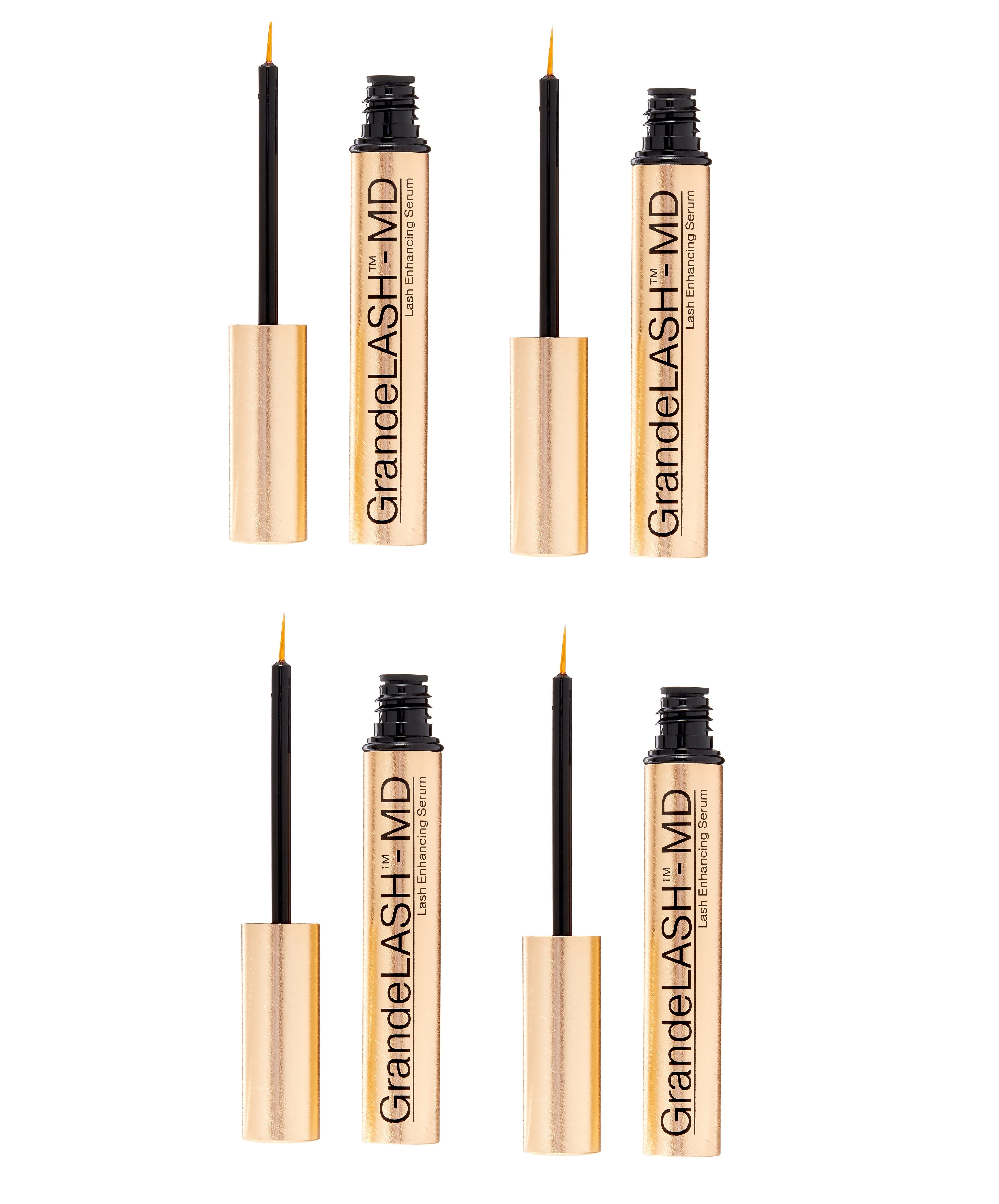 Grande Cosmetics GrandeLash MD 2mL Eyelash Growth Serum 4 Pack