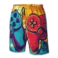 thumbnail image 4 of Fotbe Gaming Trajes de Baño Estampados para Hombre, Shorts de Verano de Secado Rápido, Ropa de Playa, Bañadores-3X-Large, 4 of 6