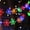 Multicolor, variant on Christmas Lights Snowflake String Lights Battery Operated Colorful Fairy Light for Bedroom Party Home Xmas Decor Christmas Tree Decorations,10FT 20LED