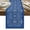 Blue, variant on Boho Blue Table Runner Ethnic Western Abstract Tribal Floral Art Tablerunners 13 x 60 Inch, Table Decorations Tabletop Scarf for Summer Gathering Holiday Farmhouse Kitchen Dining Decor