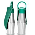 thumbnail image 2 of Botella de Agua para Perros de Acero Inoxidable, Dispensador de Agua de Viaje para Mascotas, Bebedero 2 en 1 para Perros, Ideal para Viajes, Salidas y Acampadas con Mascotas, 2 of 8