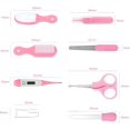 thumbnail image 4 of Baby Grooming Kit, Infant Safety Care Set with Hair Brush Comb Nail Clipper Nasal Aspirator for Newborn Girls Boys (Pink), 4 of 6