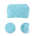 thumbnail image 4 of Unique Bargains 1 Pc Lady Portable Make Up Organizer Case for Outdoor Activities Light Blue Polyester, 4 of 6