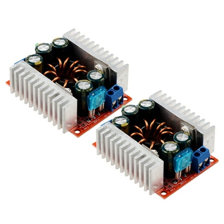 

NICEXMAS 2pcs DC-DC 15A Buck Converter Module Constant Current LED Driver Power Voltage Module Electrolytic Capacitor