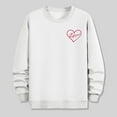 thumbnail image 5 of NuoCaiYun Valentines Sweatshirts for Men Crew Neck Fashion Print Long Sleeve Casual Loose Comfort Pullover Tops, 5 of 6
