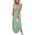 thumbnail image 1 of Vestido de playa Zeagoo 2025 Vacation Summer Maxi Floral Print, 1 of 6