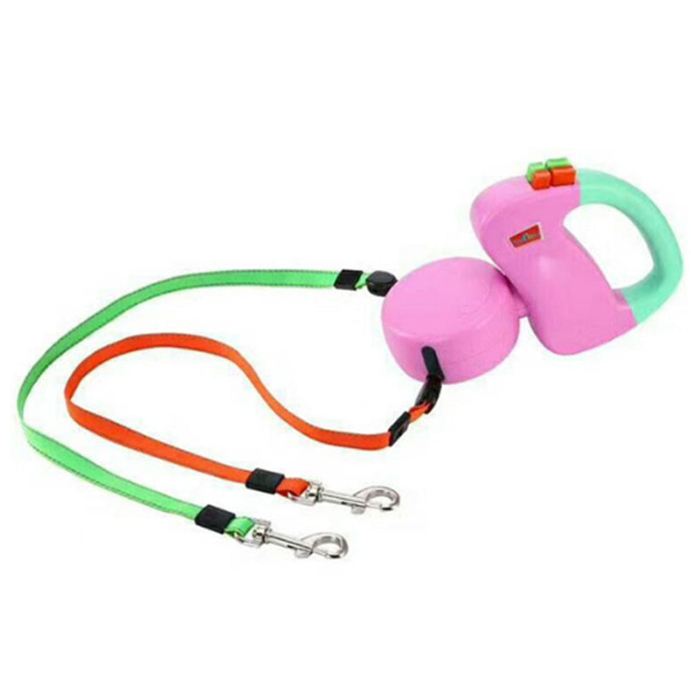 dual retractable dog leash