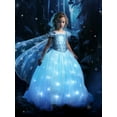 thumbnail image 1 of LED Princess Tutu Dress, Girl's Sweet Dresses For Carnival Party Halloween Dress Up, 1 of 6