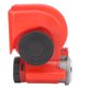 thumbnail image 2 of Bocina de caracol para coche, roja, eléctrica, de aire, kit de bocina simple, antivibración, para camionetas grandes, motocicletas y coches, bocina modificada., 2 of 14