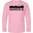 thumbnail image 3 of Inktastic Washington Dc City Skyline Long Sleeve Youth T-Shirt, 3 of 5