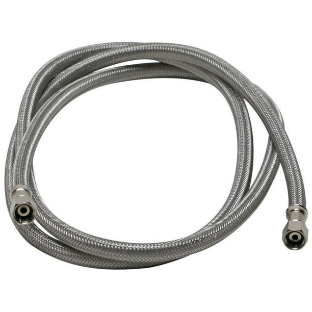 Fluidmaster 12IM72 Braided Stainless Steel Ice Maker Connector, 1/4