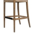 thumbnail image 2 of CoSoTower 30.5" Curved Back Cane Rattan Bar Stool, Set of 2, Ivory White Boucle, 2 of 7