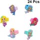 thumbnail image 3 of Liangnv 24 Piezas Anillos de Sirena para niños Anillos para niñas pequeñas Juguete de joyería Decorativa Juguete para niños Sirena Cumpleaños Baby Shower Party Favors (Color Aleatorio), 3 of 5