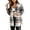 Light Grey, variant on Flannel Shirts for Women Plaid Jackets Long Sleeve Shackets Womens Button Down Coats Warm Blouses