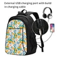 thumbnail image 2 of Daiia Colorful Fruits Pattern USB Charging Backpack for Men and Women, Anti-Theft Backpack,Travel Backpack,School Backpack,College Backpack,Laptop Backpack, 2 of 7