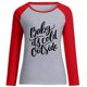 thumbnail image 4 of Puntoco Mujeres Primavera Patchwork Letra Impreso Manga Larga Cuello Redondo Casual Tee tops Puntoco Puntoco-5930, 4 of 6