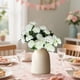 thumbnail image 5 of Ramo de claveles de seda | Flores artificiales para decoración del hogar | Arreglo floral 3D en plena floración | Centro de mesa para el Día de la Madre | Decoración de mesa para bodas, 5 of 6