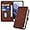 Brown, variant on Case for Samsung Galaxy S20 Ultra Wallet Case with Card Holder Leather with Kickstand Card Slots Phone Case Durable Magnetic Shockproof Protective Cover for Samsung Galaxy S20 Ultra Brown YBS