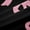Black Pink, variant on Feelyou Black Pink Bow-tie Black Out Curtains, Princess Curtains Pack of 2 (42x63 Each)