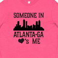 thumbnail image 4 of Inktastic Atlanta Georgia Someone Loves Me Skyline Youth T-Shirt, 4 of 5